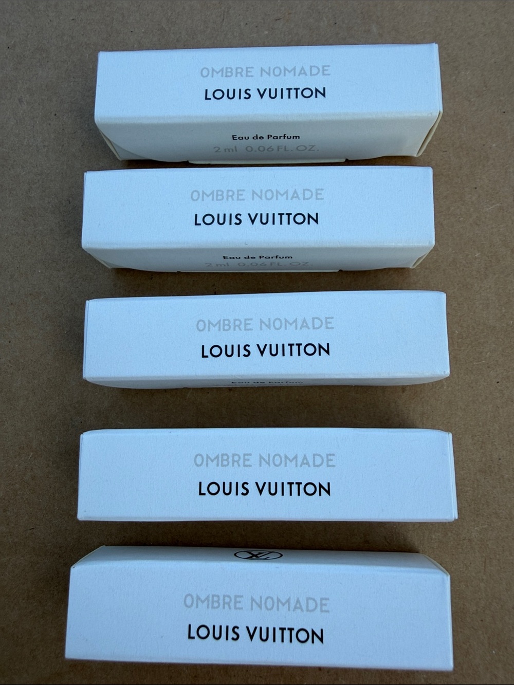 Louis Vuitton White Ombre Nomade Sample Boxes - Set of 5